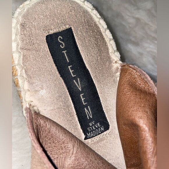 Steve Madden Ibina Espadrille Lace Up Gladiator Sandals Sz 8 - Picture 5 of 6